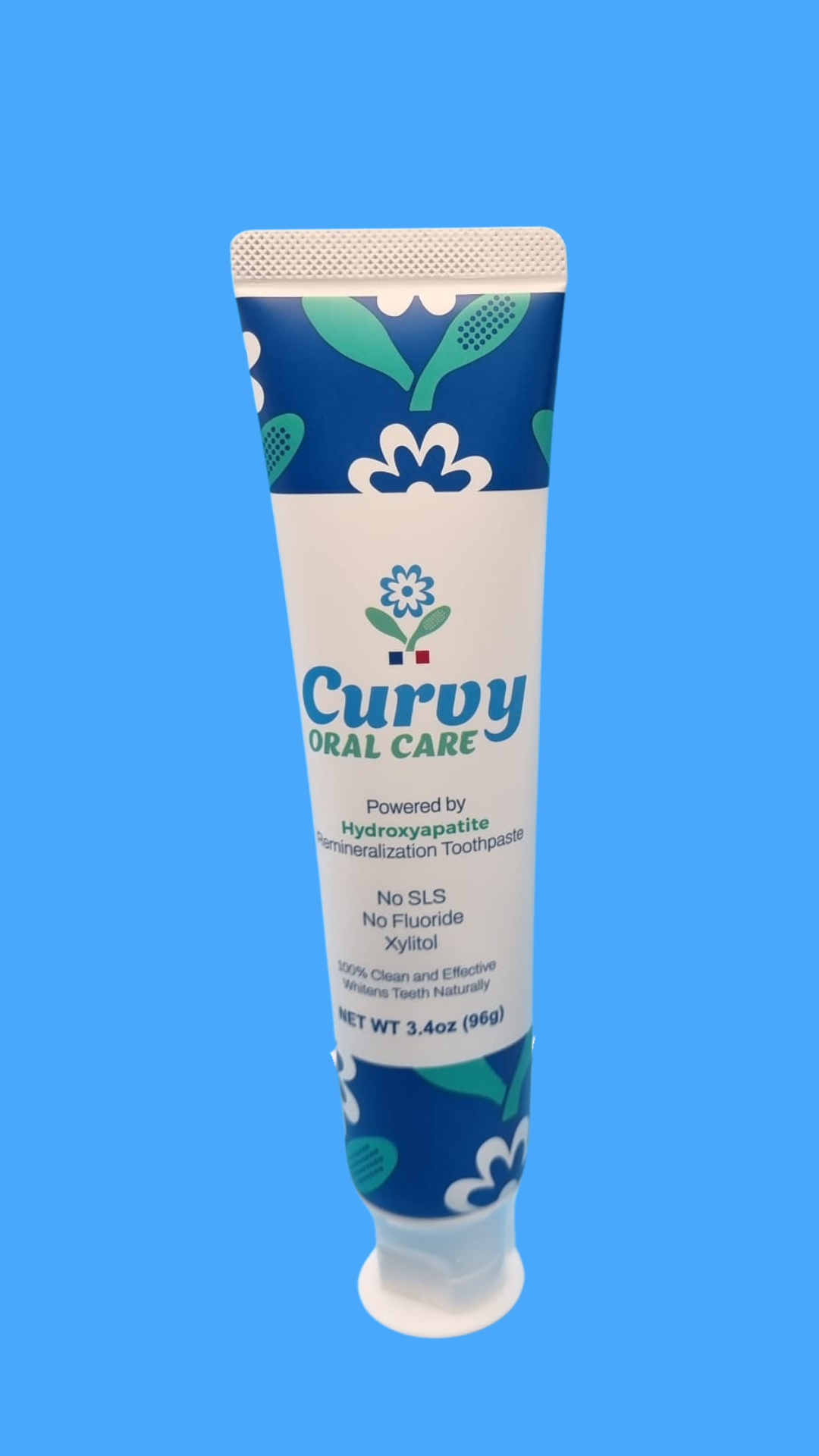 Curvy Natural Toothpaste - powered by hydroxyapatite