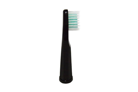 Kyoui Replacement Toothbrush Heads Perio Black+Cleaning White for Kyoui Sonic 3000 (Pack of 2) - Kyoui